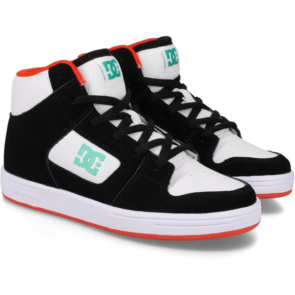 imageDC Shoes Boys Manteca 4 HiWhiteBlackOrange