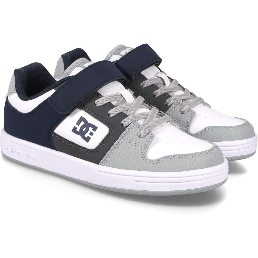 imageDC Shoes Boys Manteca 4 V Skate ShoeGreyNavyWhite