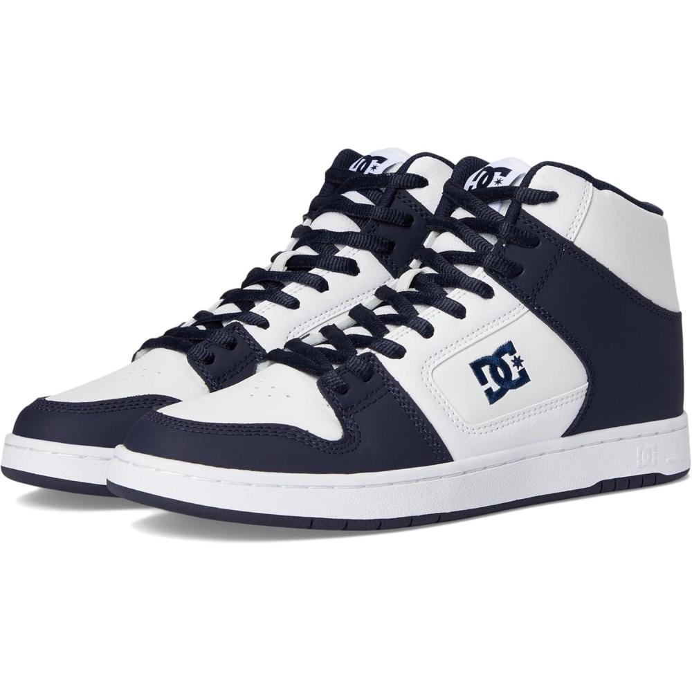 imageDC Shoes Mens 43i Manteca 4 HI Skate Sneaker CasualWhiteNavy