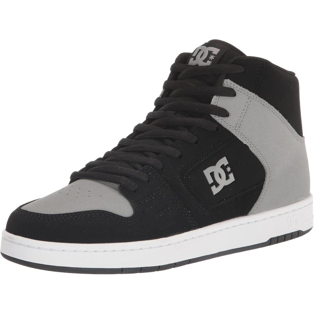 imageDC Shoes Mens Manteca 4 Hi High Top Casual Skate Shoe SneakerBlackGrey