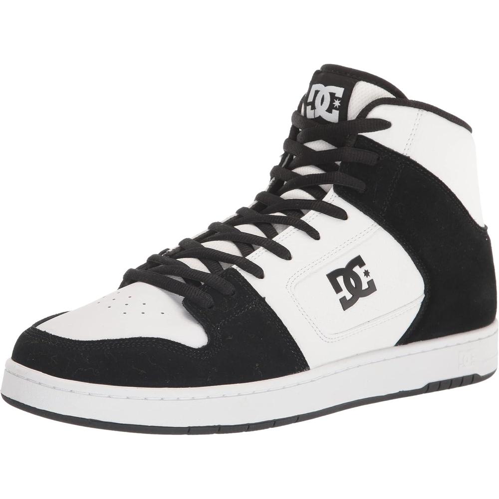imageDC Shoes Mens Manteca 4 Hi High Top Casual Skate Shoe SneakerWhiteBlack