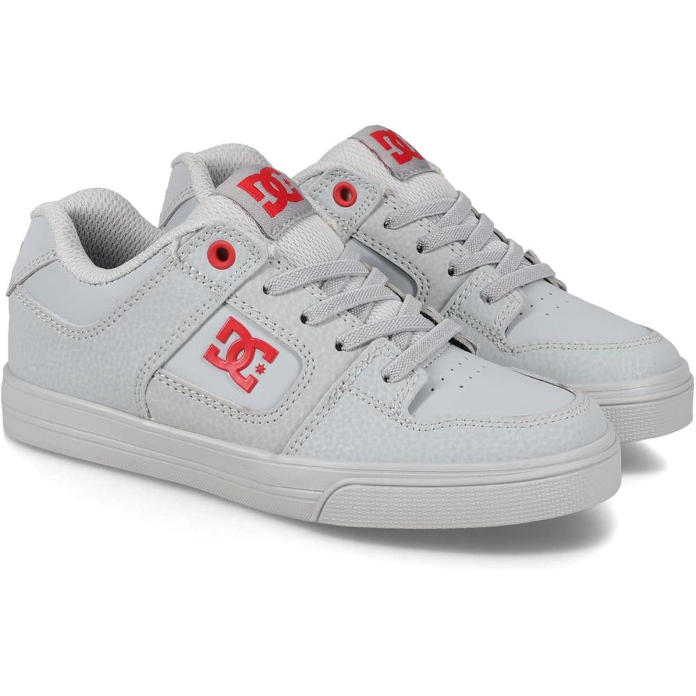 imageDC Shoes UnisexChild Pure ElasticGreyGreyRed