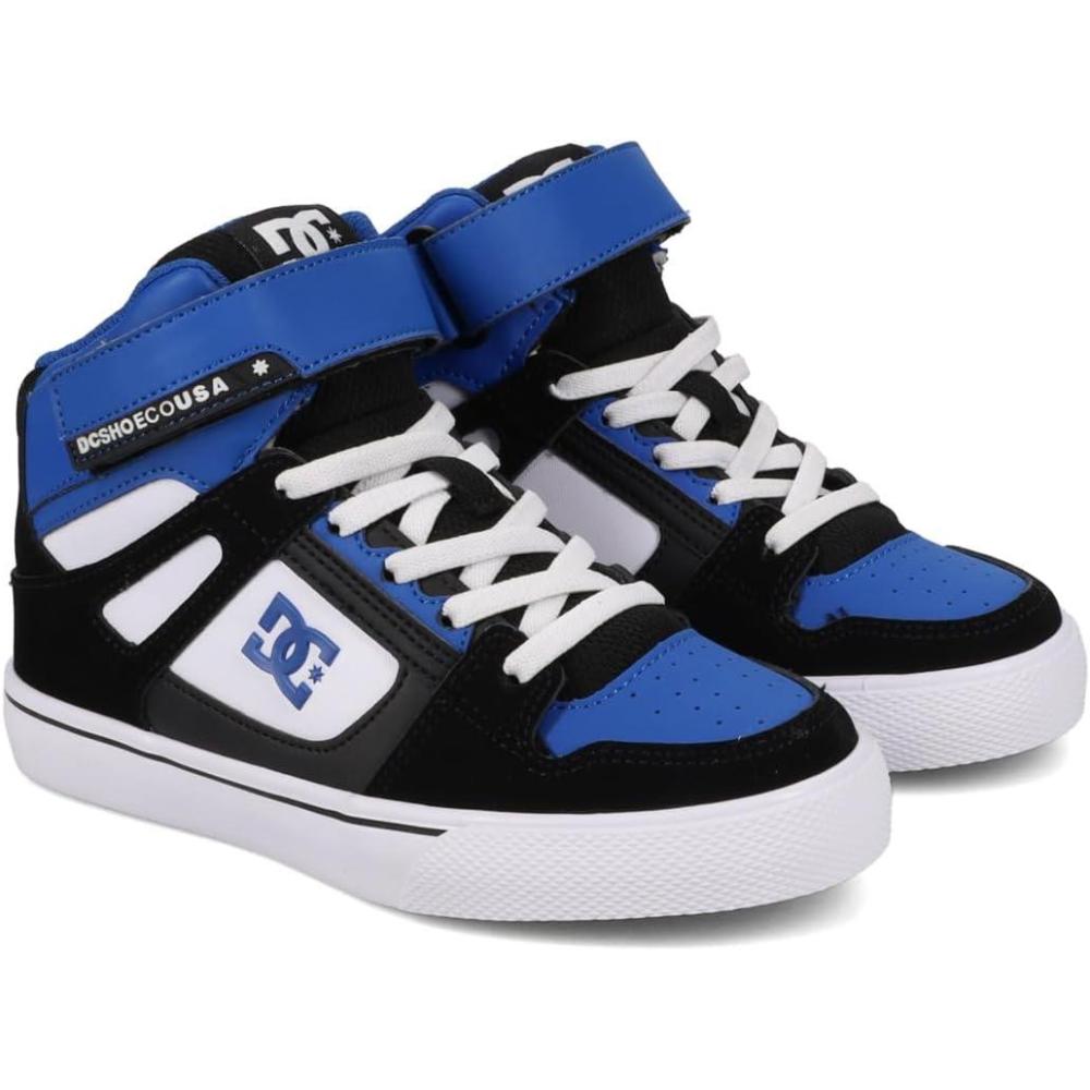 imageDC Shoes UnisexChild Pure Skate ShoeBlueBlackWhite