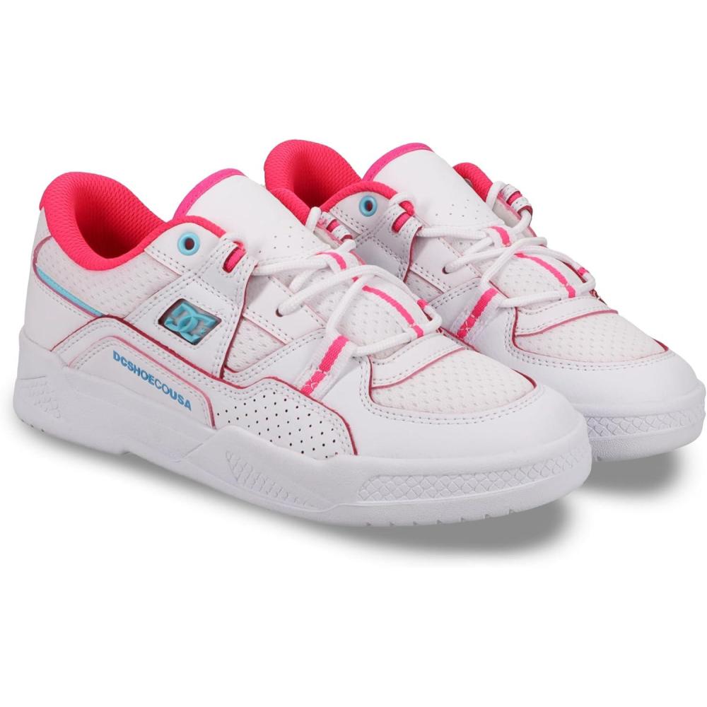 imageDC Shoes Womens Contsruct SneakerWhitePinkBlue