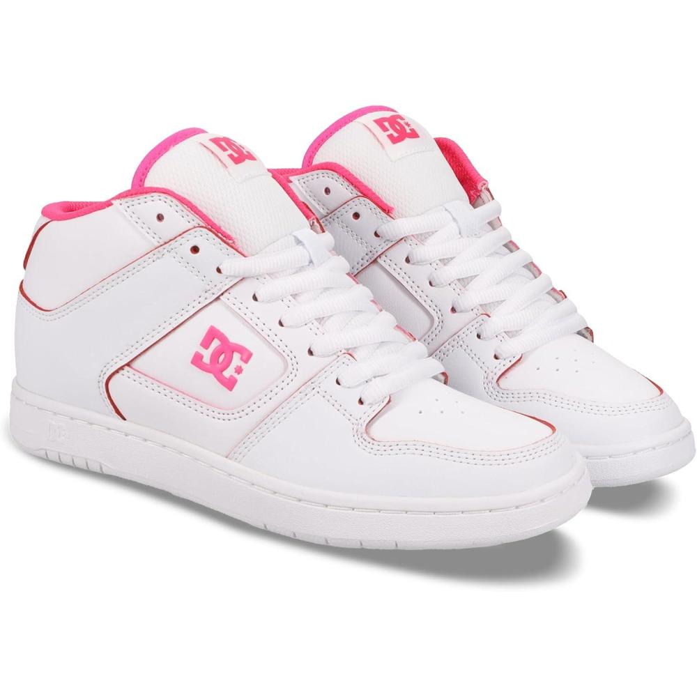 imageDC Shoes Womens Dc Womens Manteca 4 Casual Skate ShoeWhiteWhiteHot Pink