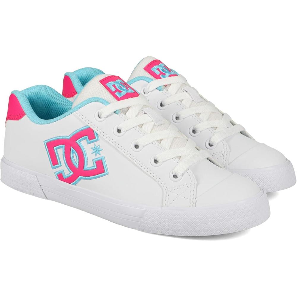 imageDC Womens Chelsea SneakerWhitePinkTurquoise