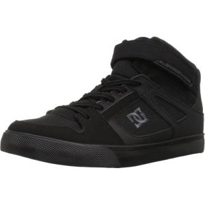 DC Kids’ Pure Hi Top Ev Shoes(Black/Black/Black)