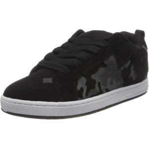 DC Men’s Court Graffik SE XE Skate Shoe(Black Camo Print)