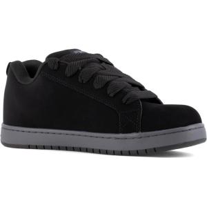 DC Men’s Court Graffik Work Black and Grey Composite Toe Boots Construction Shoe(Black)