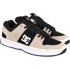 DC Men’s Heathrow Casual Skate Shoe(Black/Beige/White)