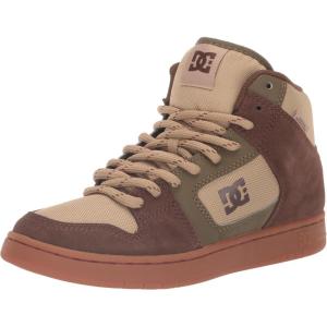 DC Mens Men’s Manteca 4 Low Skate Shoe(Dk Choc/Military)