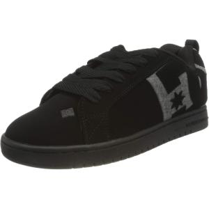 DC Men’s Pure Skate Shoe(Black Heather Grey)