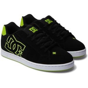 DC Men’s Pure Skate Shoe(Black Lime Green.)
