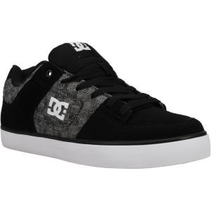 DC Men’s Pure Skate Shoe(Black Monogram)