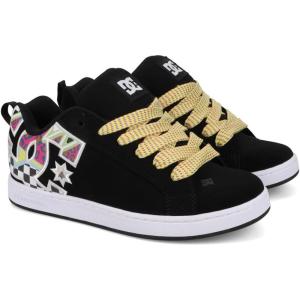 DC Men’s Pure Skate Shoe(Black Multi White)