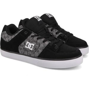 DC Men’s Pure Skate Shoe(Black/Grey)