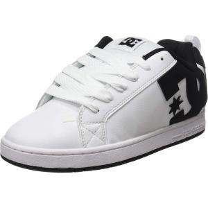 DC Men’s Pure Skate Shoe(White Black Black)