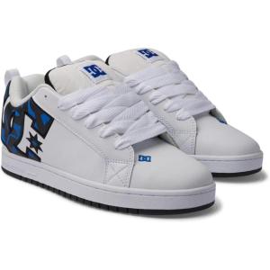 DC Men’s Pure Skate Shoe(White Blue)