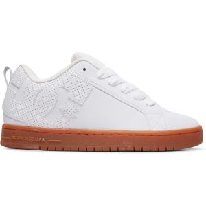DC Men’s Pure Skate Shoe(White/Gum)