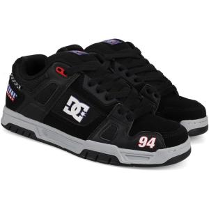 DC Men’s Stag Skate Shoe(Black/Grey/Blue)