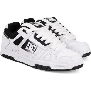 DC Men’s Stag Skate Shoe(White/Black)