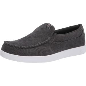 DC Men’s Villain Slip On Low Top Slipper Casual Sneaker Shoe(Charcoal)