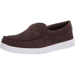 DC Men’s Villain Slip On Low Top Slipper Casual Sneaker Shoe(Dark Chocolate)