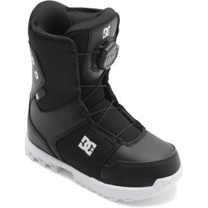 DC Scout Unisex Youth Snowboard Boots(BLACK/BLACK/WHITE)