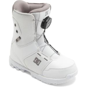 DC Scout Unisex Youth Snowboard Boots(WHITE/GREY)