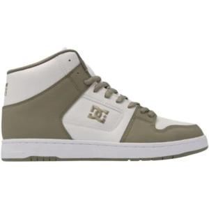 DC Shoes Men’s 43i Manteca 4 HI Skate Sneaker Casual(White/Olive)