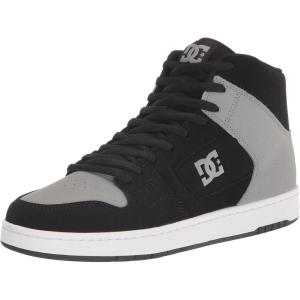 DC Shoes Mens Manteca 4 Hi High Top Casual Skate Shoe Sneaker(Black/Grey)