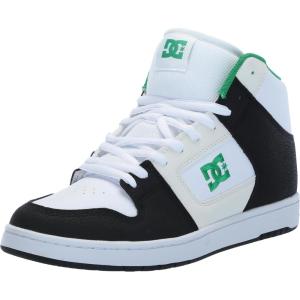 DC Shoes Mens Manteca 4 Hi High Top Casual Skate Shoe Sneaker(Black/White/Green)