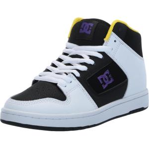 DC Shoes Mens Manteca 4 Hi High Top Casual Skate Shoe Sneaker(Black/White/Purple)