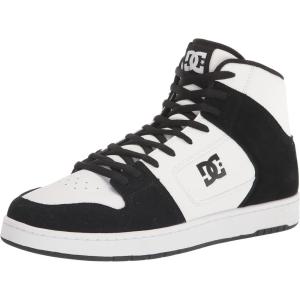 DC Shoes Mens Manteca 4 Hi High Top Casual Skate Shoe Sneaker(White/Black)