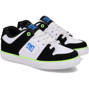 DC Shoes Unisex-Child Pure Elastic(Black/White/Teal)