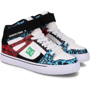 DC Shoes Unisex-Child Pure Hi Top Ev(Blue/Red/White)