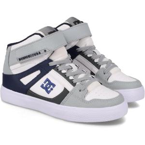 DC Shoes Unisex-Child Pure Hi Top Ev(Grey/Blue/White)