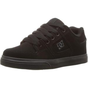 DC Shoes Unisex-Child Pure Skate Shoe(Black/Pirate Black)