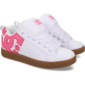 DC Shoes Women’s Court Graffik Platform Sneaker(White/Pink/Gum)