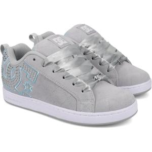 DC Women’s Court Graffik SE Skate Shoe(Grey/White)