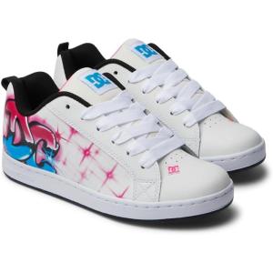 DC Womens Dc Women’s Court Graffik Casual Skate Shoe(Bright Rose)